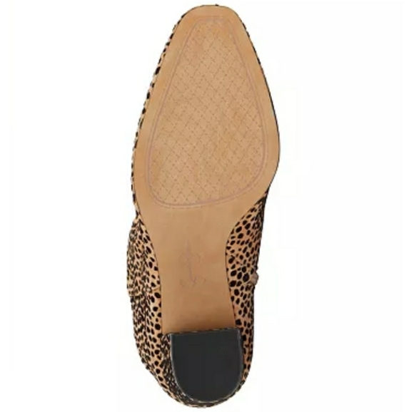 Jessica Simpson Spotted Leopard Animal Print Boots KAELIN High Heel Womens 6 1/2 - Picture 4 of 8
